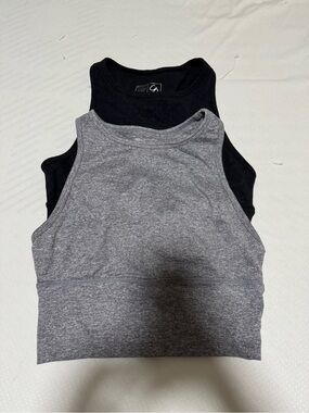 Celestial Bodiez Gray and Black Sports Bra Pack